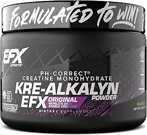 EFX Sports Kre- Alkalyn EFX Powder Note 124; pH Korrekt Creatin Monohydrat Powder Supplement