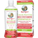 MaryRuth Organics Liquid Morning Multivitamin Essentials + Beeg 124; vitamin A C D E B6 B12 Biotin Zink124; Mænds & Kvindestøtte 124; Skønhed 124; Sukker fri