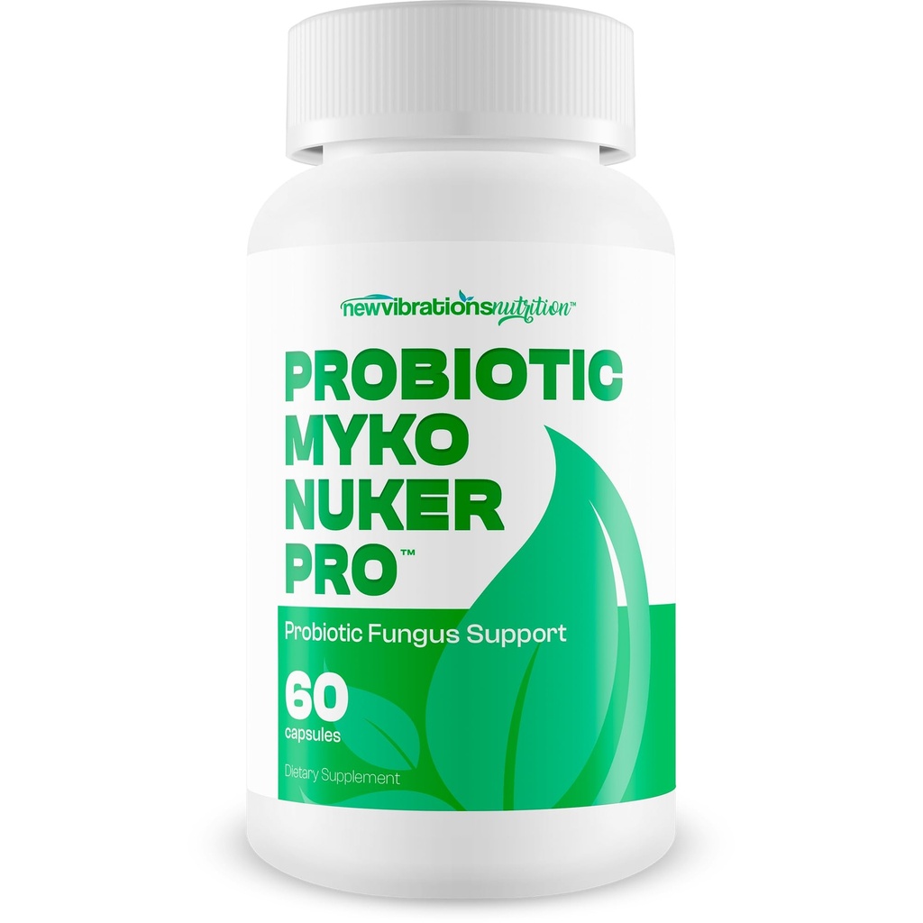 Probiotic Myko Nuker Pro - Our Best Fungus Fighting Probiotics - Natural Nail Fungal Treatment for Toenail Fungus Support - Clear Nails from The Inside Out with Probiotics Fungal Pills - Fungi Nail