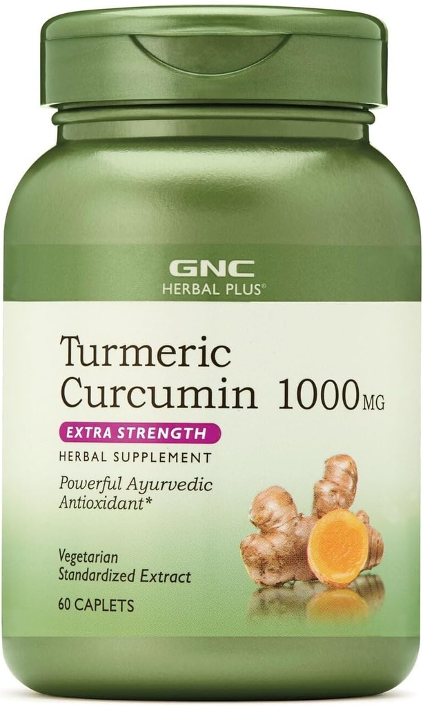 GNC Herbal Plus gurkemeje 1000mg