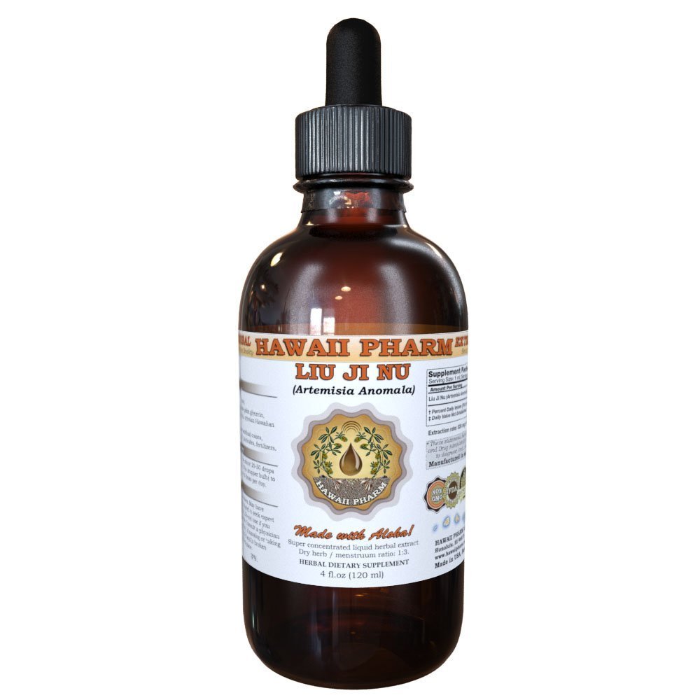 HawaiiPharm Liu Ji Nu Tincture, Liu Ji Nu, Artemesia (Artemisia Anomala) Herb Liquid Extract, Herbal Supplement 2 oz
