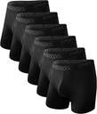 BOMBOO COOL Breathable Mænd Undertøj Moderne Multipack Comfortsoft Moisture- Wicking Boxer Briefs 6 Pack