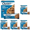 Quest Nutrition Oatmeal Chocolate Chip Protein Bars, 20g Protein, 1g Sugar, 5g Net Carb, Gluten Free, Keto Friendly, 4 Count (Pack of 5)
