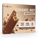 ProtiWise Protein Bar – 15g Protein, Low Carb, Low Sugar, High Fiber, Low Calorie Meal Replacement Nutrition Bar, Healthy Snack for Weight Management Diet (Caramel Nut, 7 Count)