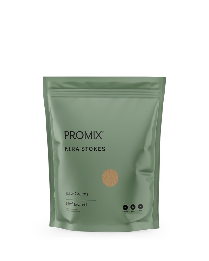 ProMix Nutrition Raw Green Superfood Blend - Sprunget Alfalfa, Wheatgrass, Ashwagandha, & Rhodiola - 30 Servere