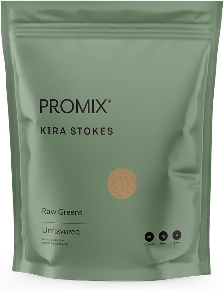 ProMix Nutrition Raw Green Superfood Blend - Sprunget Alfalfa, Wheatgrass, Ashwagandha, & Rhodiola - 30 Servere