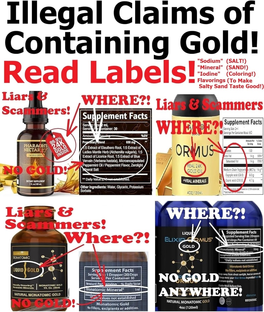 EnerGold ® Monoatomic Gold / ORMUS: Verdens KUN Pure- G O L D! Deflect stråling, EMF, & Low- Energy Frequences; Reparation DNA, Pineal Gland, & Alle væv af kroppen; Energize din Aura & Chakras,...