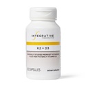 Integrativ terapi K2 + D3 - Heart Health & Bone Support * - Calcium Absorption for voksne - Dairy- Free & Gluten- Free - 60 Greve (60 Servere)