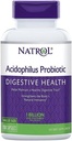 Natrol Acidophilus 100 mg kapsler, uden smag, lilla, 150 greve, pakning med 3 stk.
