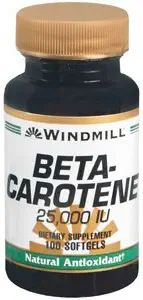 Special Pack á 5 Windmill BETA Caroten SOFGEL 25000 100SG