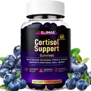 Cortisol Gummies for Women & Men with Ashwagandha, Magnesium, L-Theanine and Multivitamin, Vegan Chewable Gummies for Daily Lifestyle Balance, Convenient Adult Supplement, 60 Count