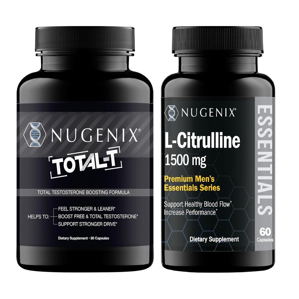 Nugenix Essentials Citrulline and Total-T Testosterone Booster for Men
