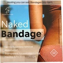 Nøgen Bandage - Hold Cuts Scrapes Burns & Tattoos Fuist - Breathable & Transparent - Monitor Healing - Smerte fri Fjernelse - Vand & Sweat resistent - Seals Out Dirt - (4) 4in x 4in Sheets
