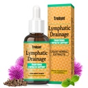 Lymphatic Drainage Drops - Features Cleavers (Lymphatic), Prickly Ash Bark (Circulation), Red Clover Flower (Balance) - Immune Support Formula,2fl oz