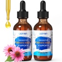 Lymphatic Drainage Drops – Liposomal Lymphatic Drainage Supplements with Echinacea 500mg, Elderberry, Burdock Root & Dandelion – Liquid Lymphatic Drops, 2 fl oz