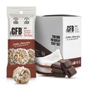 The GFB Dark Chocolate Coconut Protein Bites - Gluten Free, Plant Based, Non GMO, Sustainably Made – Ridiculously Tasty, Healthy, Vegan, Protein Energy Balls, 1.2 oz (10 count)