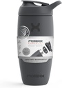 Promixx Pursuit Shaker Flaske Isoleret rustfrit stål Vandflaske og shaker Cup, 18oz, Graphite Gray