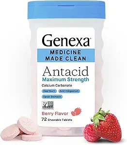 Genexa 3 Pack ren antacida tyggetabletter