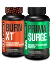 Jacked Factory Fat Burner & Testosteron Booster stak for mænd - Burn- XT termogene Fat Burner & PRIMASURGE Testosteron Booster for mænd