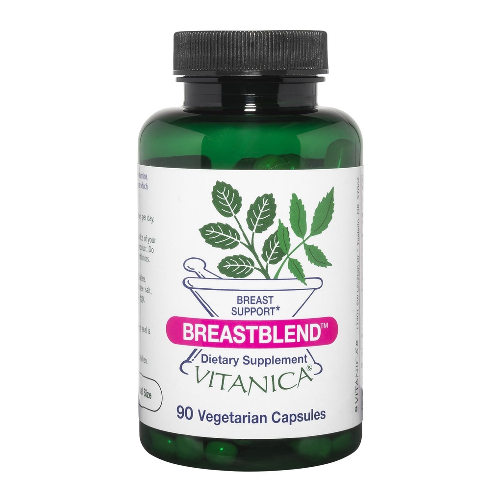 Vitanica BreastBlend, Brystpleje, Vegan, 90 Kapsler