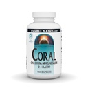 Source Naturals Coral Calcium/Magnesium 2:1 Ratio - 180 Capsules