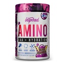 Inspired Amino Essential Amino Acids Powder + Hydration | Vegan EAA and BCAA Powder | EAAs + BCAAs + Amino Energy Supplement plus Coconut Water + Hyaluronic Acid + Aquamin Sea Minerals (Black Rainbow)