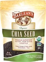 Barlean 's Organic Chia Frø med 2,140 mg Omega 3 Fedtsyrer, Fiber supplement til hele chia frø til smoothies, ikke-GMO certificeret, 12 oz