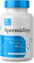 Spermidine Capsules Gluten Free 99% Koncentration 100x Mere Potent end Hvede Germ Uddrag til Anti- Aging DNA Telomere Support