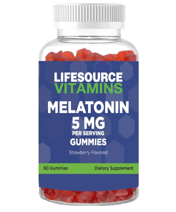 LifeSourceVitamins Melatonin 5mg Gummies (90 Gummies)
