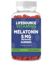 LifeSourceVitamins Melatonin 5mg Gummies (90 Gummies)