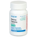 Major Senna 8.6 mg Natural Vegetable Laxative Tablets - Made with Sennosides - Promotes Occasional Constipation Relief - 100 Tablets