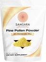 Samsara Herbs Pine Pollen Powder Wild Harvested - 99% Cracked Cell Wall (4oz/114g) Supports Healthy Energy & Longevity