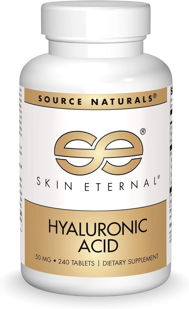 Source Naturals Skin Evige Hyaluronsyre, 50 mg - 240 tabletter