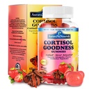 Cortisol Kosttilskud til HormonHarmoni, 17- in-1 Cortisol gummies for kvinder & mænd Cortisol Reducer med Ashwagandha, Rhodiola Rosea, Holy Basil, Valerian Support Stress Relief & Cortisol Balance