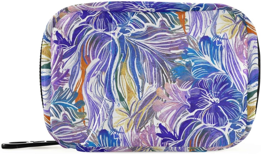 Pill sag Floral blomster Pill Box 7 Dag Pill sag Rejsepose Pill Organizer Bag med lynlås Portable ugentlige sag Kompakt størrelse for vitamin supplement Holder