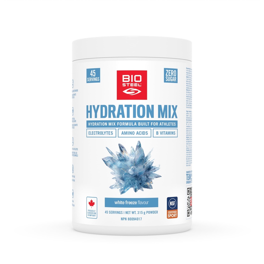 Biosteel White Freeze Sports Hydration Powder, 315 GR