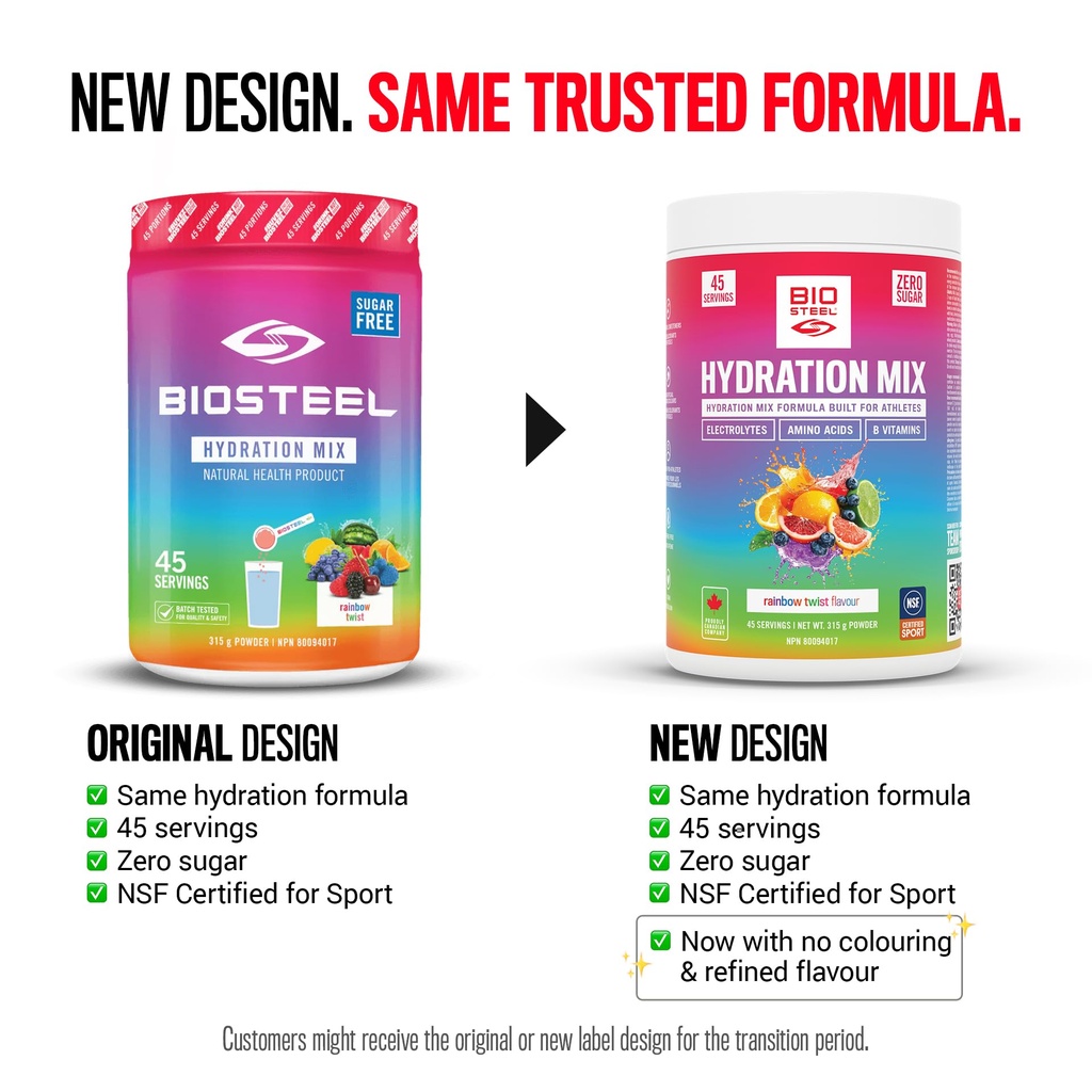 Biosteel Rainbow Twist Hydration Mix, 315 GR