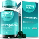 Ashwagandha Gummies for kvinder og mænd, Ashwagandha Root, Kosttilskud til hjælp Reducere stress, Immunitet & forbedre søvn, Gluten Free & Non GMO, 60 Vegan Ashwagandha Gummies