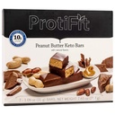 Proti Fit - High Protein Keto Bar, Low Carb, Low Sugar, Appetite Suppressant, Gluten Free, 7 Servings Per Box (Peanut Butter)