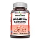 Amazing Omega Wild Alaska Salmon Oil 2000mg Per Serving Softels Supplement (90)