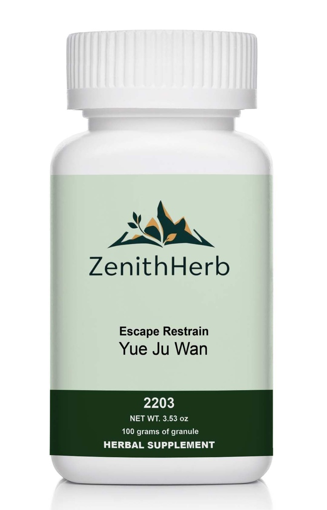 ZenithHerb-Yue Ju Wan/Escape Restrain, Granule, 100 Grams/Bottle