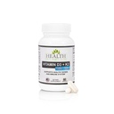 Sundhed som det forventes at være D3-vitamin + K2 tillæg; Understøtter sunde knogler og immunforsvar