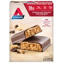 Atkins Advantage Bars, Chocolate Peanut Butter, Keto Friendly, 8 Count