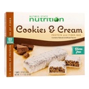 Nutmeg State Nutrition HealthyWise - High Protein Divine Bars, 15g Protein, Low Calorie, High Fiber, Ideal Protein Compatible, 7 Servings Per Box (Cookies & Cream)