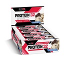BioX Protein 32 Bar | High Protein, High Fibre, & Low Sugar Bar | 32g Protein, 1g Sugar, 8g Fibre | Sourced From Casein, Whey Protein Isolate, Hydrolyzed Whey Protein | Box of 12 Bars (Cookies & Cream)