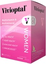 Vivioptal Kvinder, 90 kapsler, CoQ10 & Omega-3, Multivitamin & Multimineral, Gluten Free, Tysk Formel