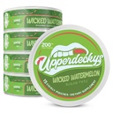 Upperdeckys Caffeine Energy Pouches - 200mg Caffeine Supplement for Energy and Focus - Wicked Watermelon Nicotine Free Gym Supplements for Men & Women - No Jitters, No Crash & Dip Alternative - 5 Pack