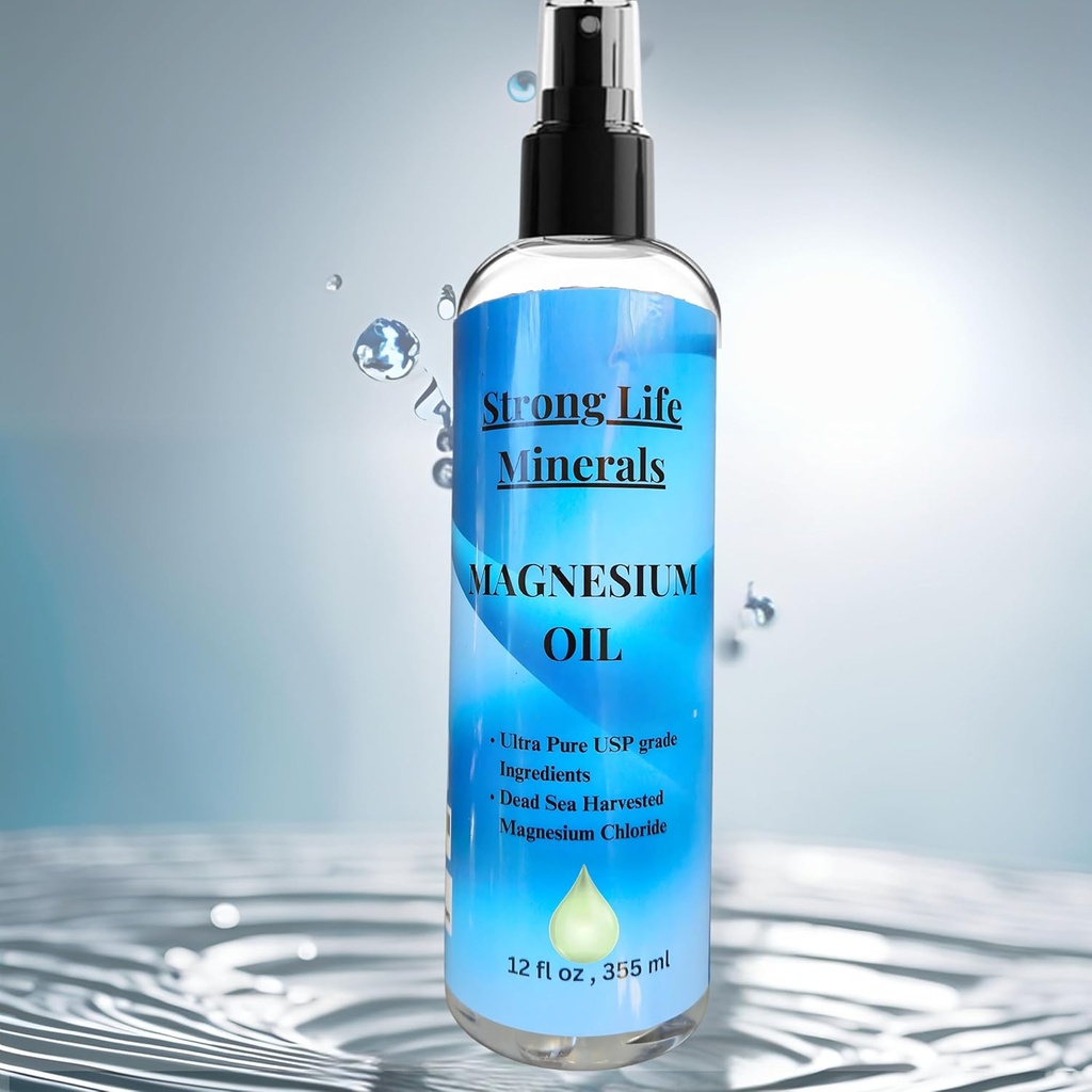 Slip Power Extra Strength Magnesium Body Spray 100% Organic Made in USA Sammenlign med syv Mineraler og gamle Mineraler. Magnesiums kraft kan ændre dit liv.