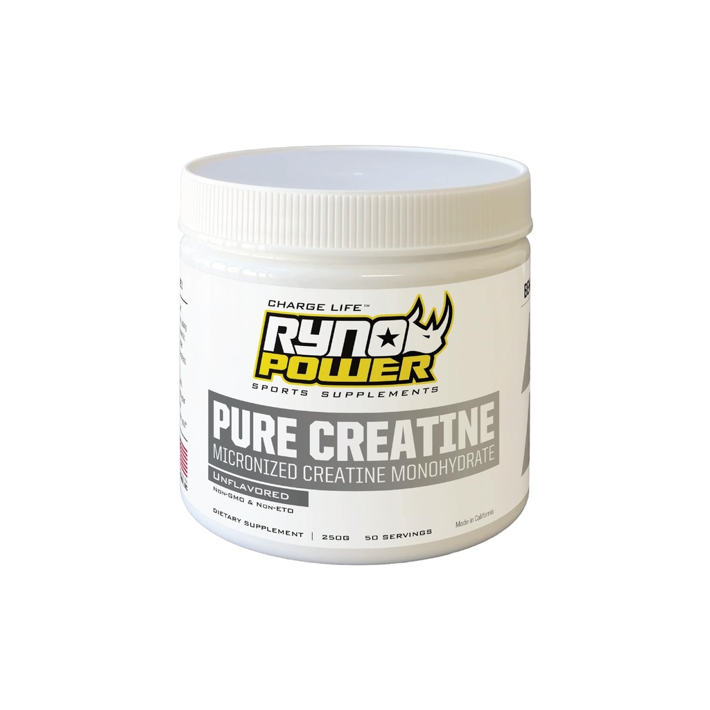 Ryno Power Pure Creatine, 250 g, 50 Servings