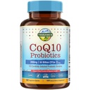 Terranics CoQ10 Probiotics for Women & Men, CoQ10 200 mg, 50 Billion CFUs 10 Probiotic Strains, for Energy Heart & Digestive Health, 60 Vegetarian Capsules